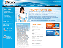 Tablet Screenshot of besavvy.com